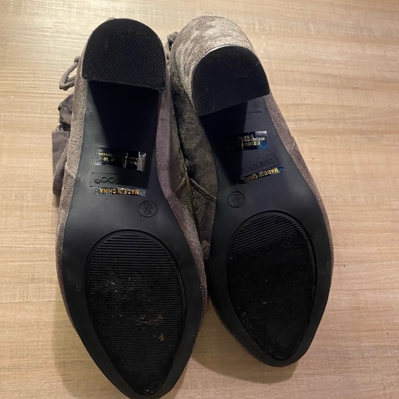 Gray Ankle Booties - Picture 3 of 3